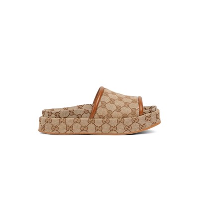 GUCCI WOMEN'S GG PLATFORM SANDAL 816797